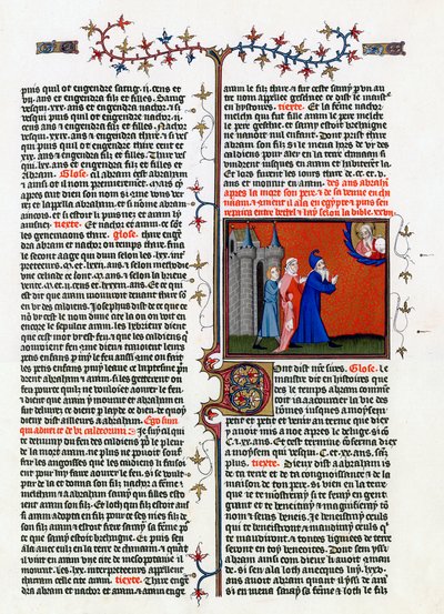 La chiamata di Abramo, inizio del XV secolo da Unbekannt