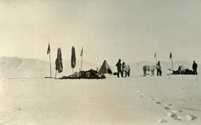 Il Campo Dopo Aver Superato la Latitudine Più a Sud Precedente, Novembre 1908, 1909 da Unbekannt