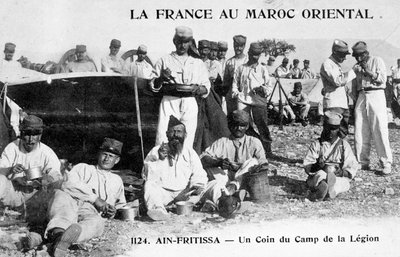 Il campo della Legione Straniera, Ain Fritissa, Marocco da Unbekannt