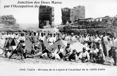 Il campo della Legione Straniera, Taza, Marocco da Unbekannt