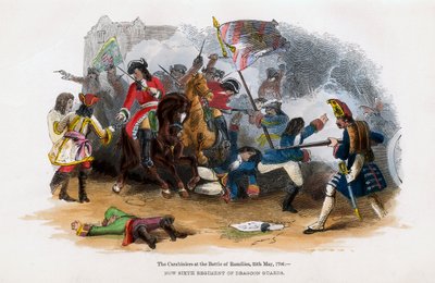 I carabinieri alla battaglia di Ramillies, 23 maggio 1706 da Unbekannt