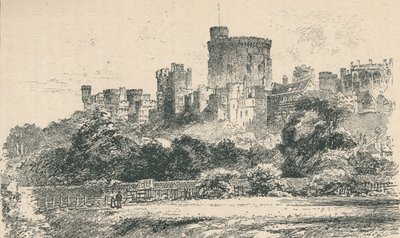Il castello dalla riva del Berkshire da Unbekannt