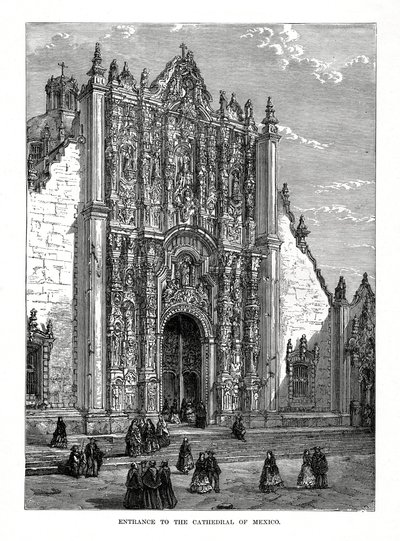 La Cattedrale, Città del Messico, Messico, XIX secolo da Unbekannt
