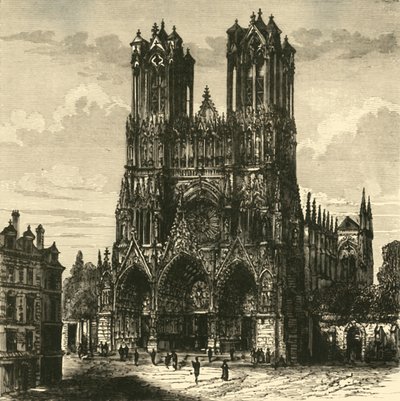 La cattedrale, Reims da Unbekannt
