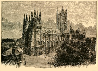 La cattedrale dal sud-ovest, 1898 da Unbekannt