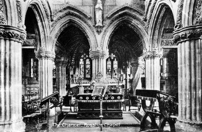 Il Presbiterio, Cappella di Rosslyn, Midlothian, Scozia, XX secolo da Unbekannt