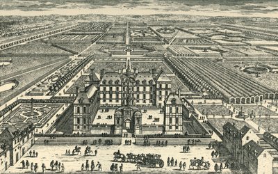 Il castello di La Rochefoucauld, Liancourt, Oise, Francia settentrionale da Unbekannt