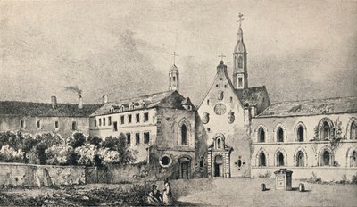 La chiesa e il convento dei Petits Augustins, 1915 da Unbekannt