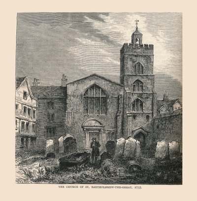 La Chiesa di San Bartolomeo il Grande, 1737 da Unbekannt