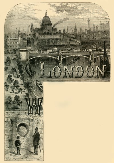 La città di Londra, c1872 da Unbekannt