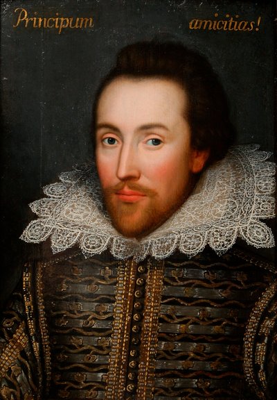 Il ritratto Cobbe di William Shakespeare 1564-1616, c. 1610 da Unbekannt