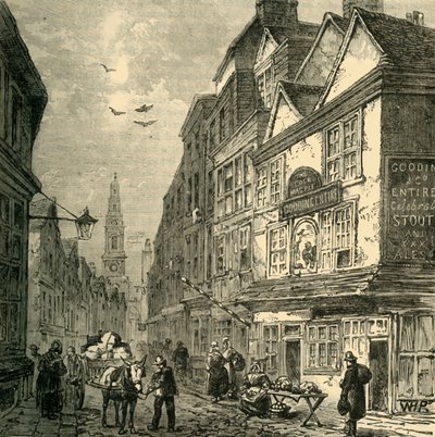Il gallo e la gazza, Drury Lane, 1881 da Unbekannt