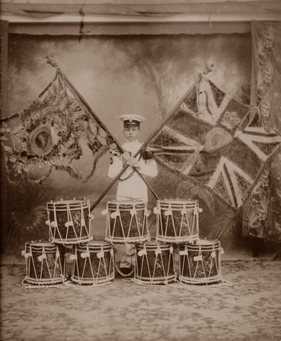 I colori del 1° Royal Munster Fusiliers, Rangoon, Birmania, 1913 da Unbekannt