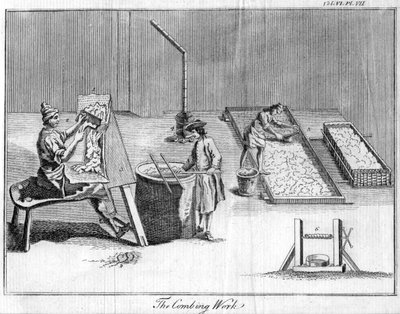 Il lavoro di pettinatura da Unbekannt