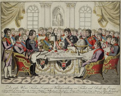 Il Congresso di Vienna da Unbekannt