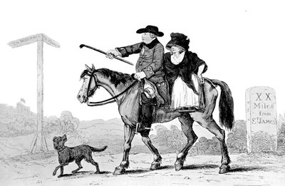 La coppia costante, 1786 da Unbekannt