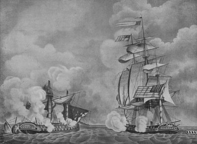 La Costituzione e la Guerriere, c1813 da Unbekannt