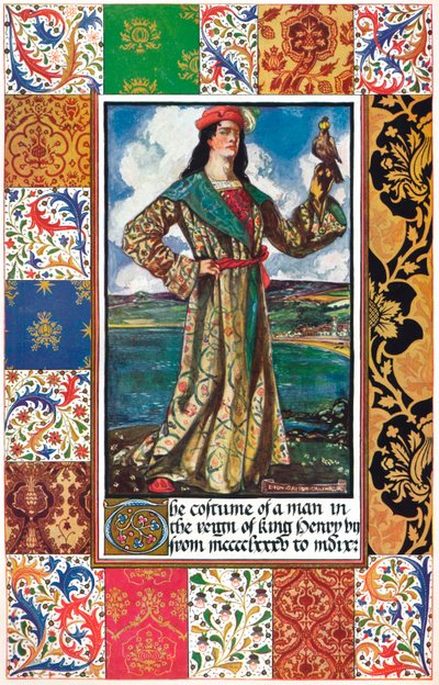 Il costume di un uomo nel regno di Enrico VII da Unbekannt