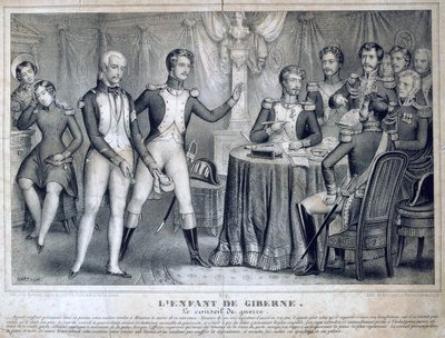 Il consiglio di guerra, 1818 da Unbekannt