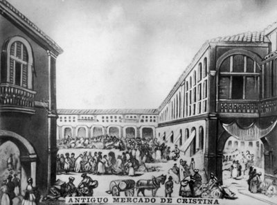 Il vecchio mercato di Cristina, 19° secolo, 1920s da Unbekannt