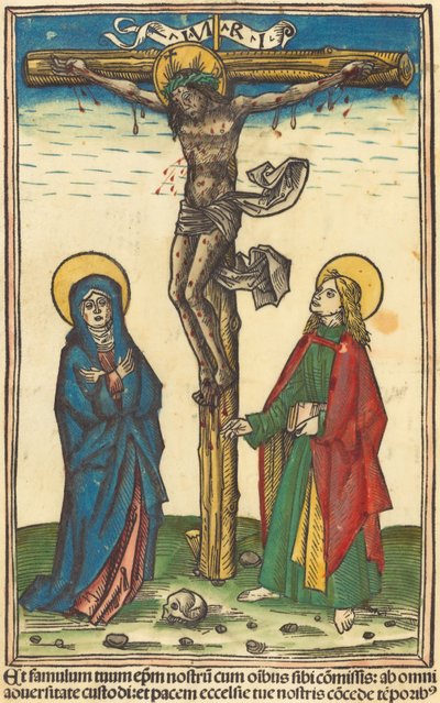 La crocifissione, c. 1490-1500 da Unbekannt