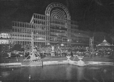 Il Crystal Palace illuminato da Brock da Unbekannt
