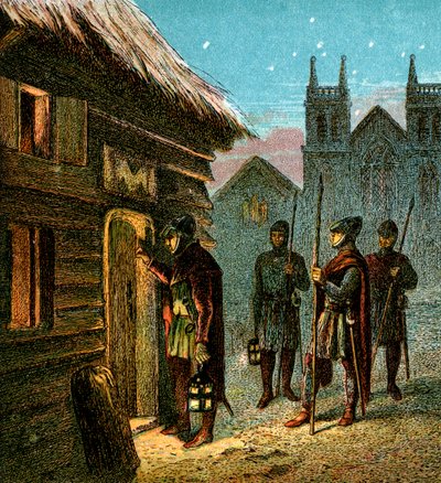 Il coprifuoco, c1850 da Unbekannt