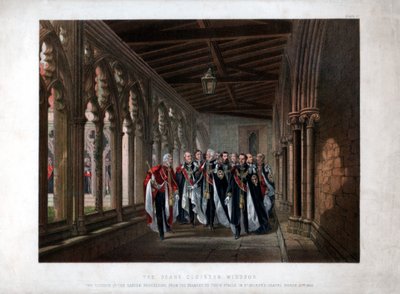 Il chiostro del decano, Windsor, 10 marzo 1863 da Unbekannt