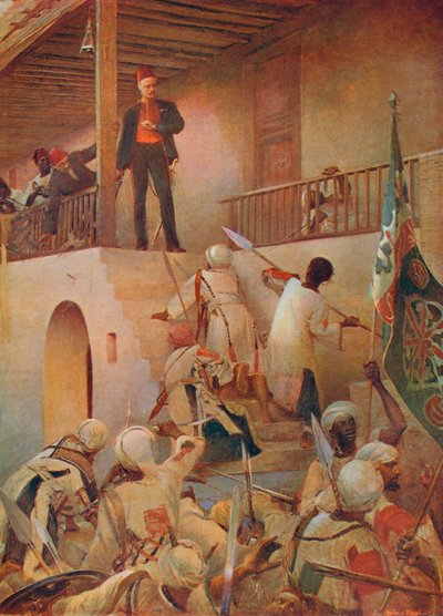 La morte del generale Gordon, Khartoum, 26 gennaio 1885, 1893, 1906 da Unbekannt