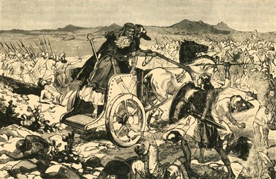La sconfitta di Adonizedek, 1890 da Unbekannt