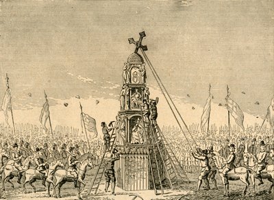 La demolizione della Croce di Cheapside da Unbekannt