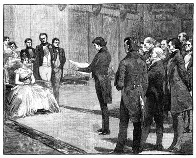 La Deputazione, Londra e Dublino davanti alla Regina, c1840s, 1900 da Unbekannt