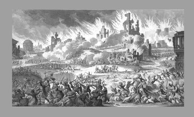 La Distruzione di Gerusalemme e del Tempio, 1818 da Unbekannt