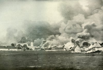 La Distruzione di un Villaggio Polacco, 1919 da Unbekannt