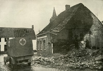Le difficoltà e i pericoli del lavoro della Croce Rossa, 1919 da Unbekannt