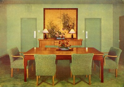 La Sala da Pranzo - Paul T. Frankl, Beverly Hills, California, 1941 da Unbekannt