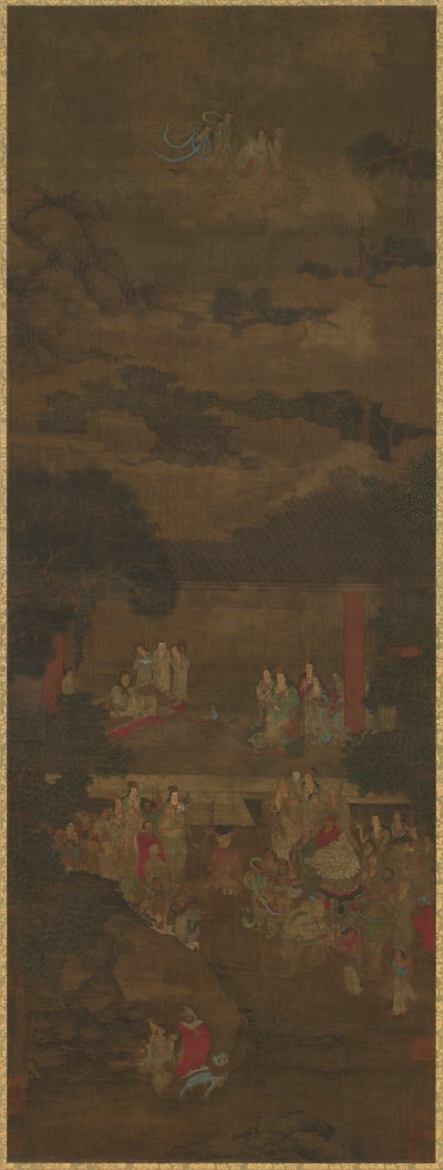 Il discorso di Vimalakirti e Manjusri, XVI-XVII secolo da Unbekannt
