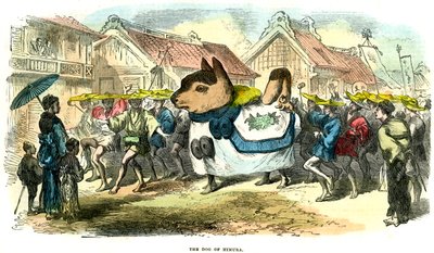 Il cane di Himura, Giappone, 1872 da Unbekannt