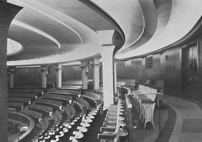 La Cupola: Interno dopo le modifiche - dettagli del tetto interno e dei pannelli, 1939 da Unbekannt