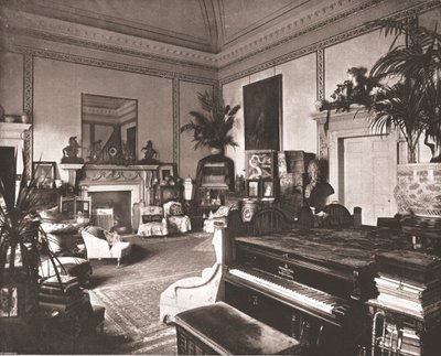 Il Salotto alla White Lodge, Richmond Park, 1894 da Unbekannt