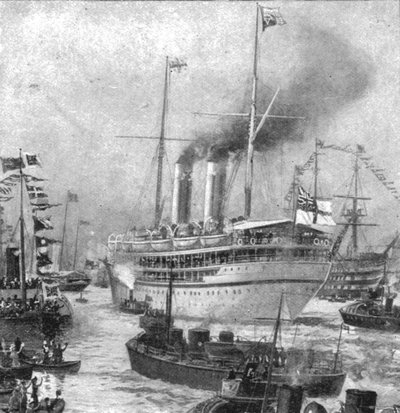 Il tour coloniale del Duca di Cornovaglia e York...Partenza dell