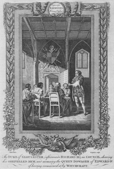 Il Duca di Gloucester poi Riccardo III in Consiglio, c1787 da Unbekannt