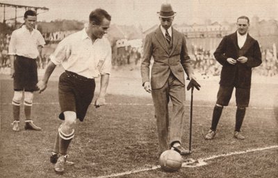 Il Duca di York, partita di beneficenza, Tottenham Hotspurs e Corinthians, c1921 da Unbekannt