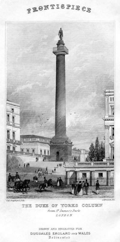 La colonna del Duca di York da St James