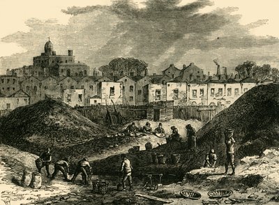 I cumuli di polvere, Somers Town, nel 1836, c1876 da Unbekannt