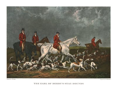 I cani da caccia del conte di Derby, inizio XIX secolo, c1955 da Unbekannt