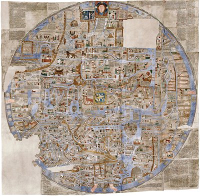 La mappa di Ebstorf da Unbekannt