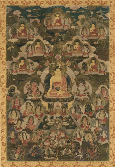 Gli Otto Buddha della Medicina da Unbekannt