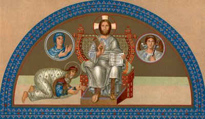 Cristo in trono, 1902 da Unbekannt