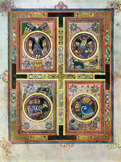 I simboli evangelici, 800 d.C., XX secolo da Unbekannt